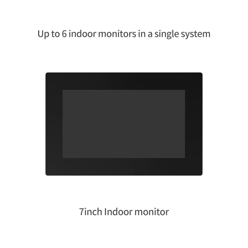 10.1 Collu IPS Ekrāns Touch Tastatūra IP WIFI Durvju Tuya Smart Life Video Durvju Tālrunis Domofons Vizuālo Durvju Skatītājs Attēls 2