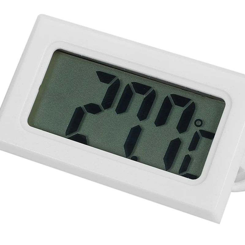 2 Gab Digitālais Termometrs ar LCD Ledusskapis Saldētava, Ledusskapis Digitālais Termometrs - Melns & Balts Attēls 2