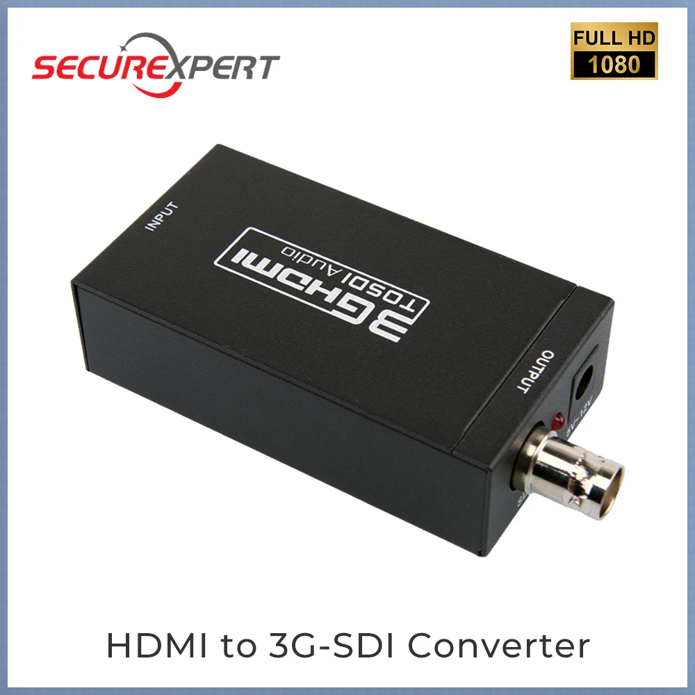Jaunas Ielidošanas SDI, lai HDMI Audio / Video Converter Mini HD HDMI, 3G-SDI BNC Converter BNC 1080P Converter Noteikšanas CCTV Kameras Attēls 0