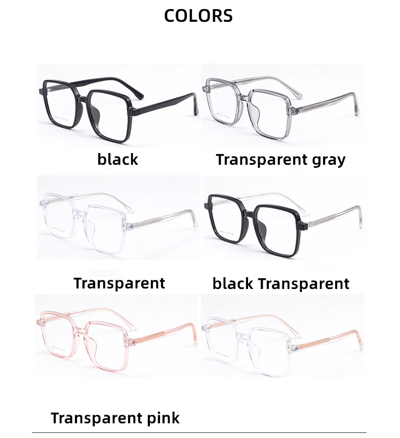 Modes Moderns Viegls Sieviešu Tuvredzīgs Brilles Laukumā TR-90. Optiskās Recepte Briļļu Rāmis Vīriešiem Attēls 4