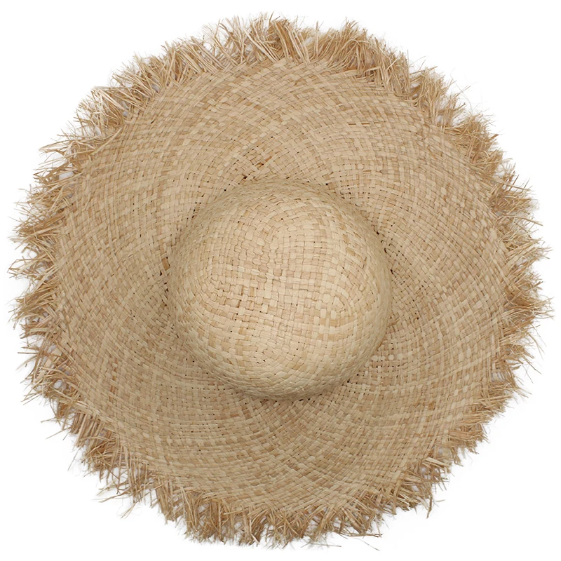 Sieviešu Mīkstās Salmu Floppy Cepures Vasaras Platām Malām Sunhat Beach Sombrero Cepures Ceļojuma Sunbonnet Āra Izmēra ASV 7 1/8 AK M Attēls 3