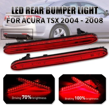 1 Pāris Automašīnas LED Aizmugurējie Buferi Gaismas Atstarotājs Bremžu Astes Gaismas Acura TSX 2004 2005 2006 07 2008
