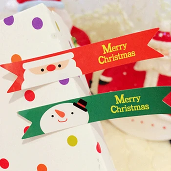 36pcs/iepak Priecīgus Ziemassvētkus Santa Uzlīmes, Zīmogu Etiķetes DIY Cardmaking Scrapbooking Amatniecība