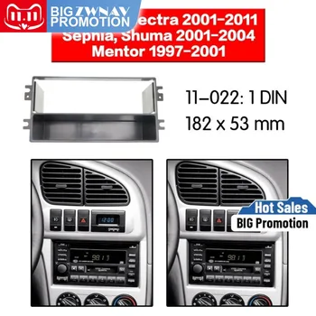 Auto DVD Atskaņotājs rāmis KIA Spectra 2001. - 2011.gadā Sephia Shuma 2001-2004 Mentors 1997-2001 1DIN Auto Radio Multimediju NAVI fascijas