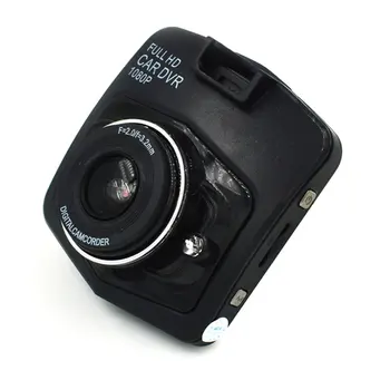 Auto Kameru Ieraksti Pilna 1080P HD Auto Dash Cam Dual Nakts Redzamības DVR Video Auto Vadītāja Ieraksti Mini Videokameras MELNS