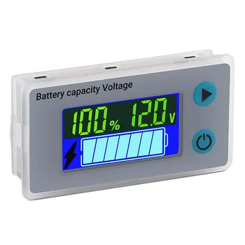 Battery Monitor Regulējams, Multi-funkciju, Uzlādes Indikators nepievelk putekļus Racionalizēt Dizains Atšķirīgu Sprieguma Mērītājs