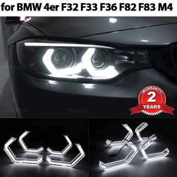 BMW 4 Series F32 F33 F36 F82 F83 M4 418i 420i 428i 430i 435i 440i 418d 2013-2019 LED Angel Eyes M4 Stila DRL Halo Gredzeni