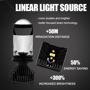 Bo14-T9 auto lukturu spuldzes H4, universāls LED gaismas ieguvi, izgatavota no ksp mikroshēma un Kondensatora Lēca,var izeja 12v 6000K spot gaismas