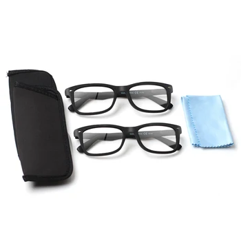 CLASAGA 2 Pack Lasīšanas Brilles Zilā Gaisma Pretbloķēšanas Vīriešiem un Sievietēm, Pret Nogurumu Pavasarī Viru Anti UV Datoru Optiskās Brilles