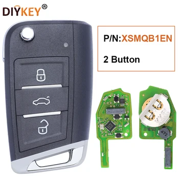 DIYKEY P/N: XSMQB1EN 3 Pogu MQB Tips Xhorse Universālais Smart Tuvumā Tālvadības Atslēgu Piekariņu VVDI Galvenais Instruments VVDI2