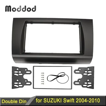 Double Din Radio Fascijas par Suzuki Swift 2004. - 2009. gadā DVD Stereo Panelis Rāmis Dash Montāža Apdare Komplektu Sejas Adapteri