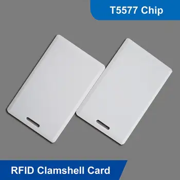 ID 125khz EM4305 T5577 Izmērs 85.5x54x1.8mm Pārrakstāmu Kompaktdisku Tukšu Karti RFID Token Frāzi Apmeklējumu Pārvaldības Bieza Karte