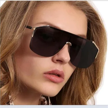 KAPELUS saulesbrilles Cilvēks big sejas saulesbrilles vispārējā acu aizsardzība saulesbrilles, kas Eiropas jauno zvaigzni, kas viena gabala, saulesbrilles 0291