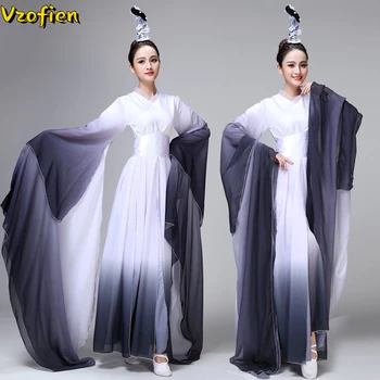 Klasiskā Deju Tērpi Ķīnas Valsts Yangko Deju Valkāt Pieaugušo Elegants Ventilators Deju Jumta Valsts Dejas, Apģērbu