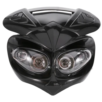 Motocikli Universālā Aptecētājs Galvas Gaismas Lampa Motociklu Dual Lukturu F-Ērglis Apollo