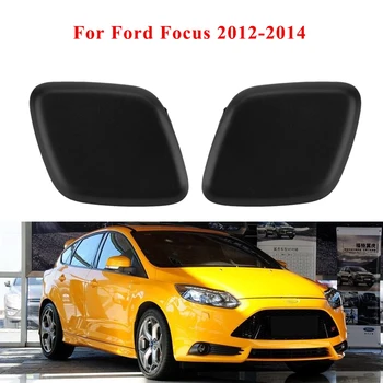 Pa kreisi un pa Labi Priekšējo Buferi priekšējo Lukturu Mazgāšanas Sprauslu Izsmidzināšanas Vāks Vāciņš, lai Ford Focus 2012. - 2014. gadam
