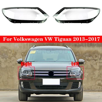 Par Volkswagen VW Tiguan 2013 2014 2015 2016 2017 Luktura Vāciņš Caurspīdīgs Abažūrs Lukturu Korpusa Maska Objektīvs organiskā stikla