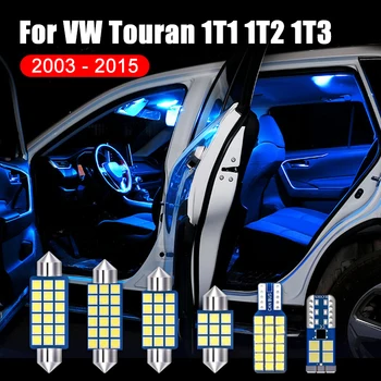 Par Volkswagen VW Touran 1T1 1T2 1T3 2003-2013 2014 2015 12V Automašīnas LED Lasīšanas Gaismas Tualetes Spoguli, Lampas, Bagāžnieka Cimdiem Spuldzes