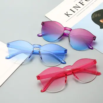 Slīpums Saulesbrilles Konfektes Krāsu Modes Unisex Skaidrs Populārs Braukšanas UV