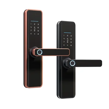 Smart home Tuya WIFI APP Anti Theft pirkstu Nospiedumu Durvju slēdzenes Biometrijas Digitālo Rīkoties Elektronika Paroli Kartes Keyless Vadība