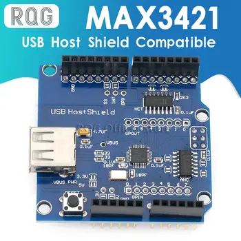 USB uzņēmējas vairogs saderīgs ar Google ADK atbalsta uno Mega max3421 attīstības padomes modulis