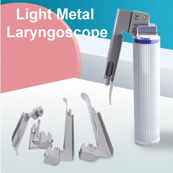 Veterinārās Līkumu Laryngoscope Taisni Laryngoscope Vienreizēji Elastīgs Šķiedras Optisko Metāla Gaismas Laryngoscope Augstas Kvalitātes
