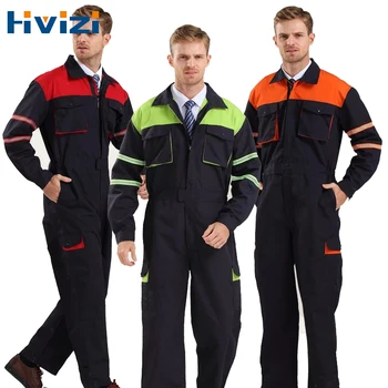 Vīriešiem Vīriešu Darba Kombinezoni ar Vairāku Kabatas Remonts Apģērbi, Apģērbu ar Atstarojošiem Sloksnes Darba Formas, Plus Izmērs 3XL,4XL